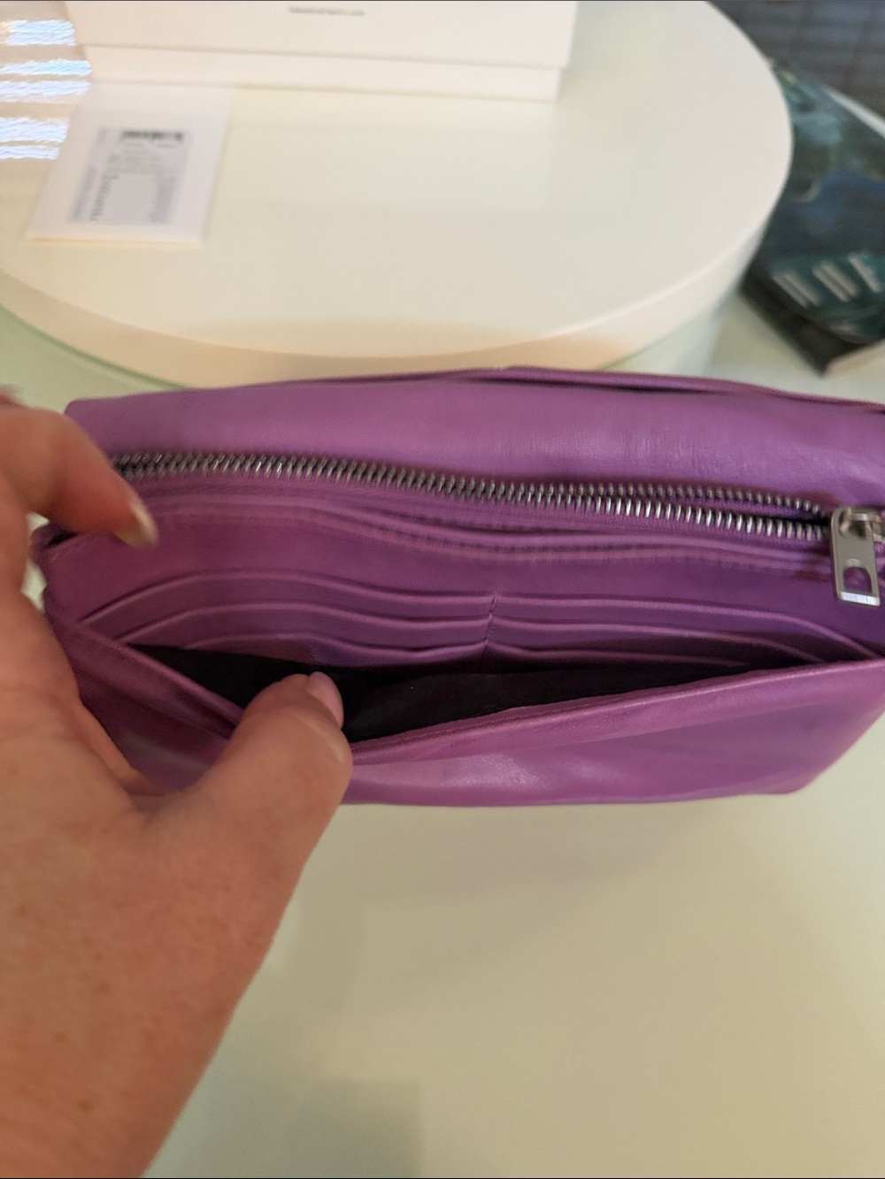 Liebeskind lilac buttery leather wallet. Brand new with tags! - Picture 10 of 12